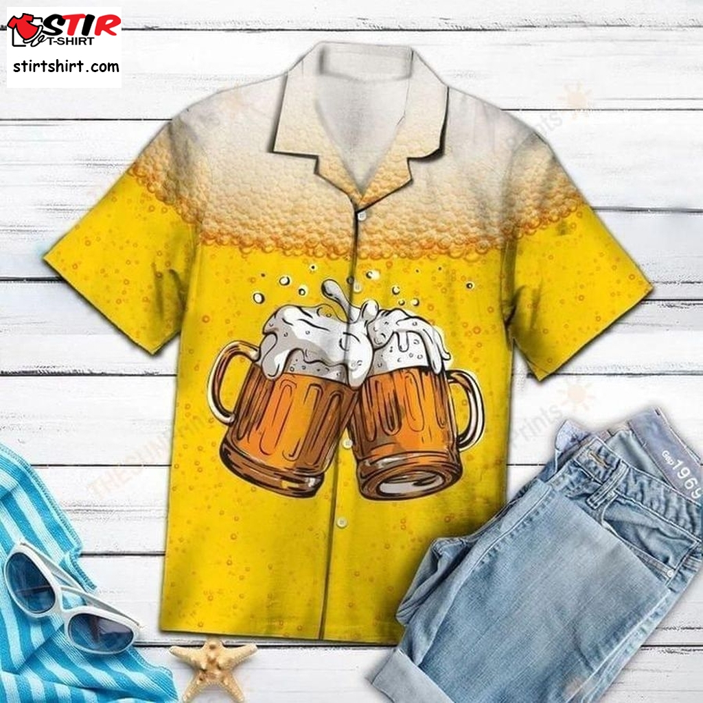 Hawaii Shirt Beer Lovers   002039 Zx6104  Mens  Outfit