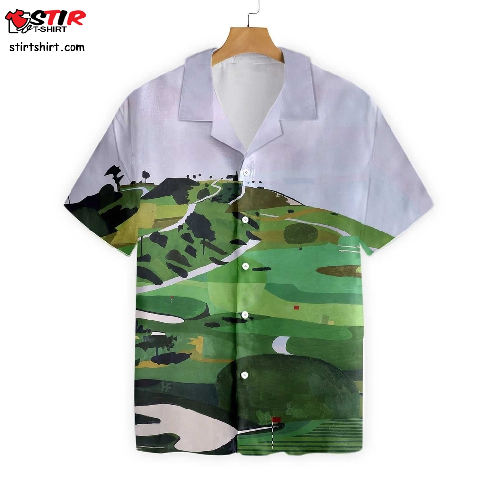 Hawaii Shirt Golf Course Canvas  Zh5938   Golf s