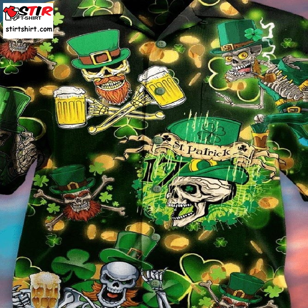 Hawaii Shirt Irish St Patrick Day  Zx15735_1  Volcom 