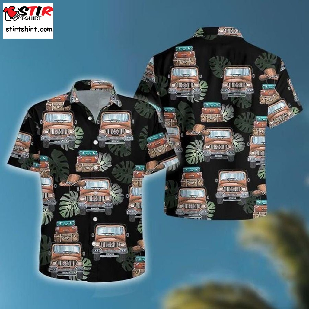 Hawaii Shirt Jeep Tropical Zx0381   Family Photo