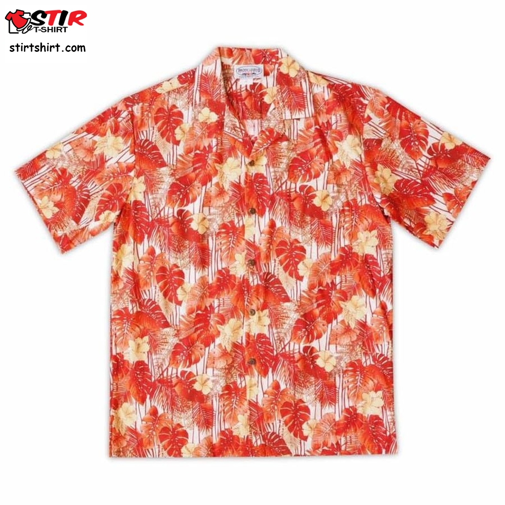 Hawaii Shirt Monstera Orange Zx8971  Dustin Poirier 
