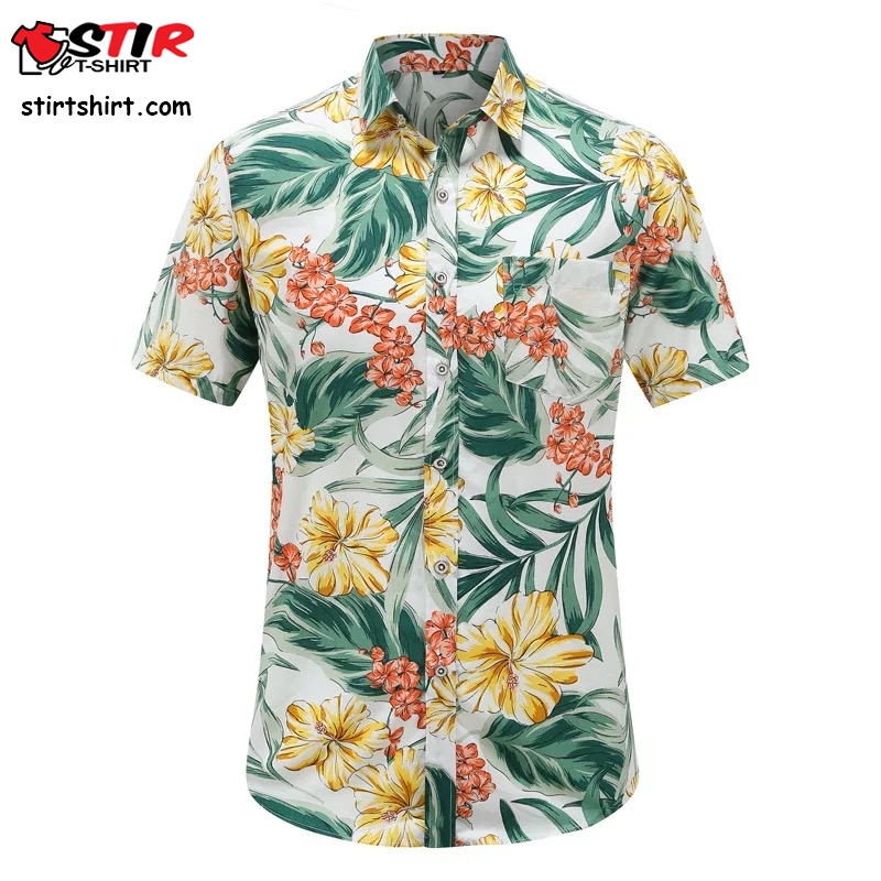 Hawaii Shirt Summer Wholesale Men Printing Shirt Hawaiian Shirt T Shirt  Mens Hawaiian T Shirt