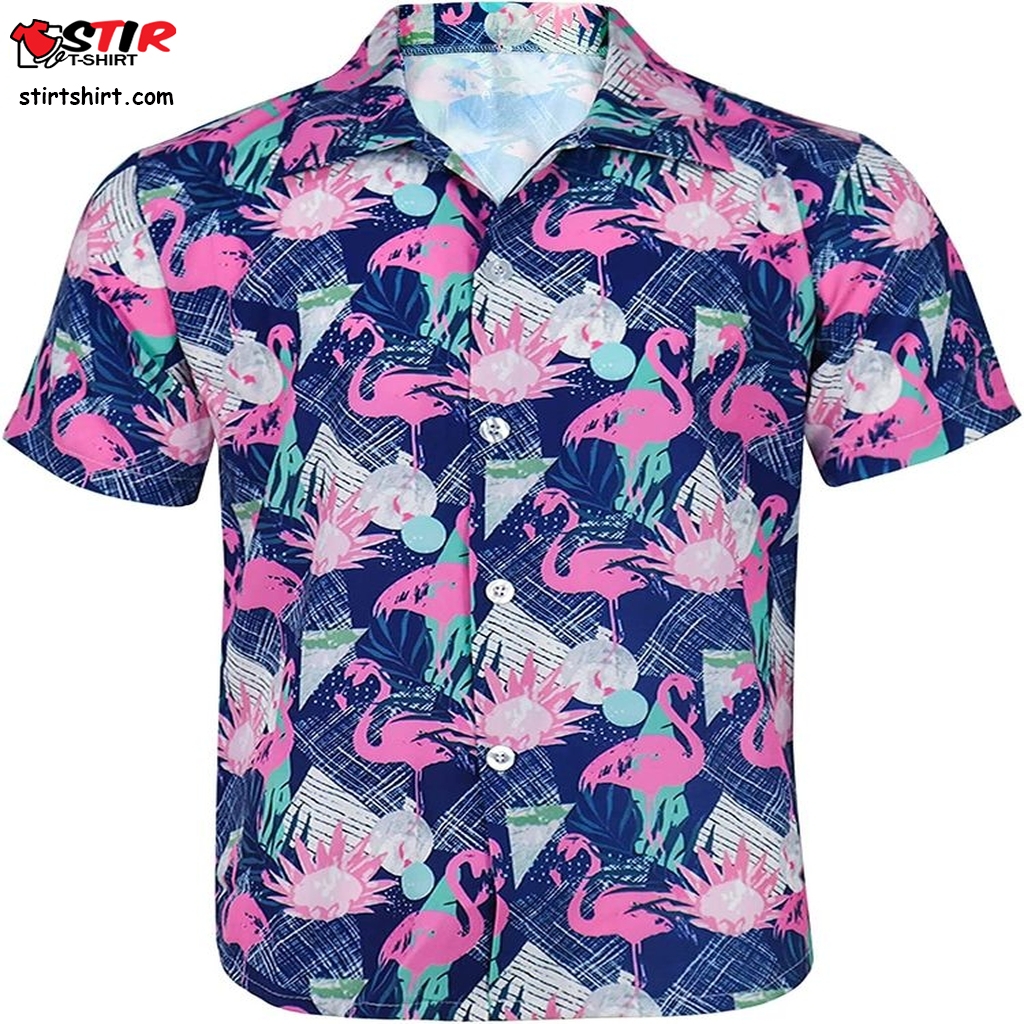 Hawaiian Aloha Beach Shirt   Hawaiian Shirts For Men Print Button Down Shirt  Hawaiian Button Down Shirt