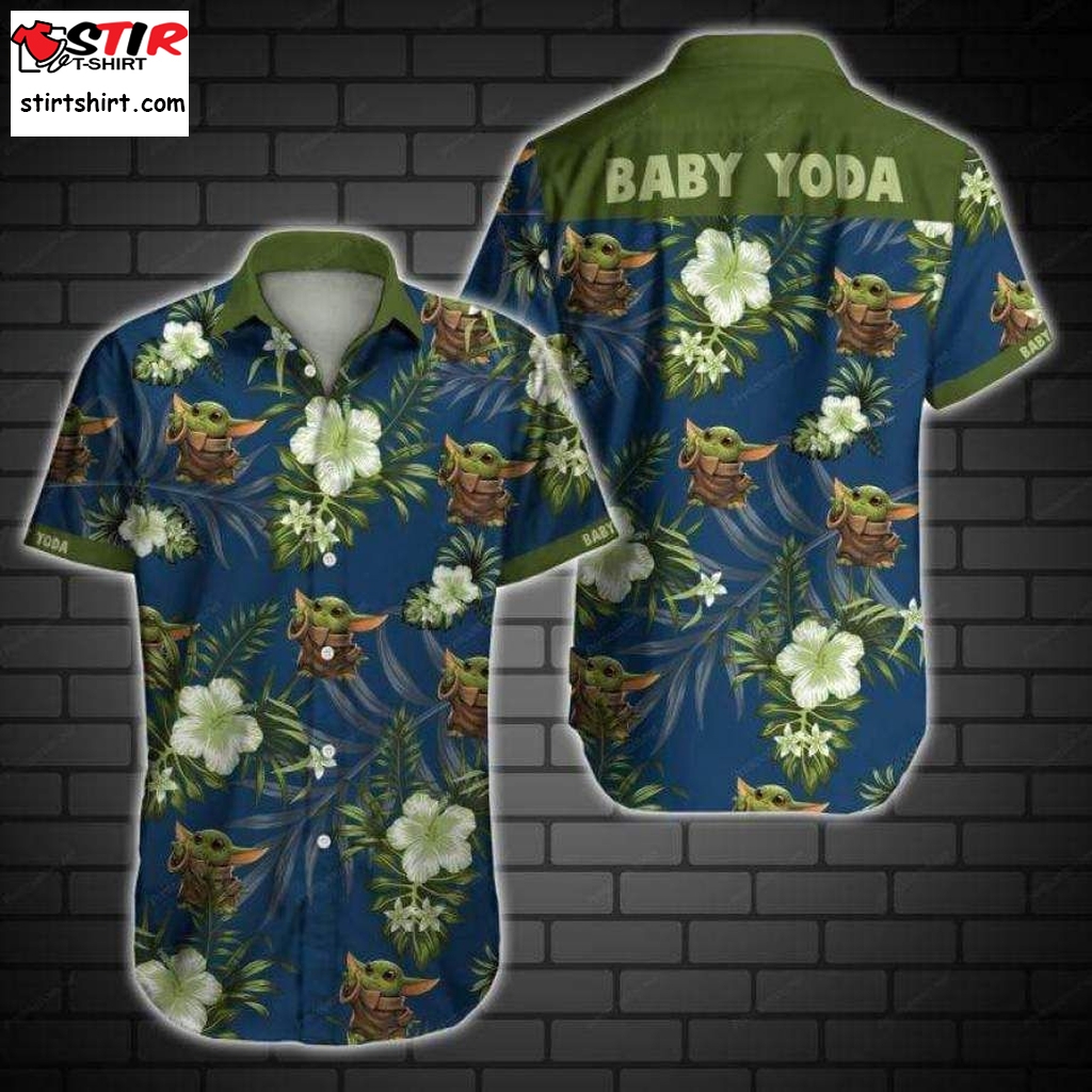 Hawaiian Aloha Shirts Baby Yoda Dh