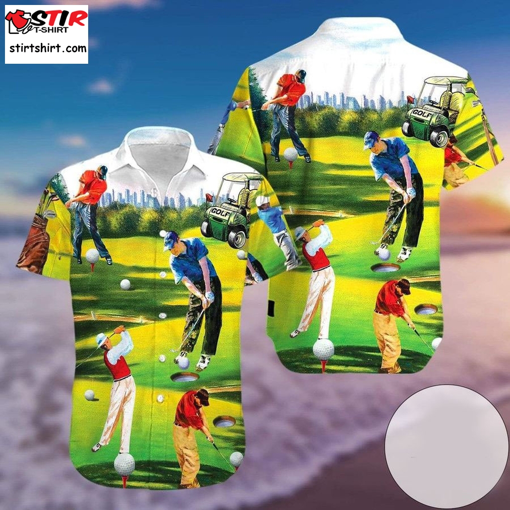 Hawaiian Aloha Shirts Life Is Better On The Golf Course 1703Kv  Golf s