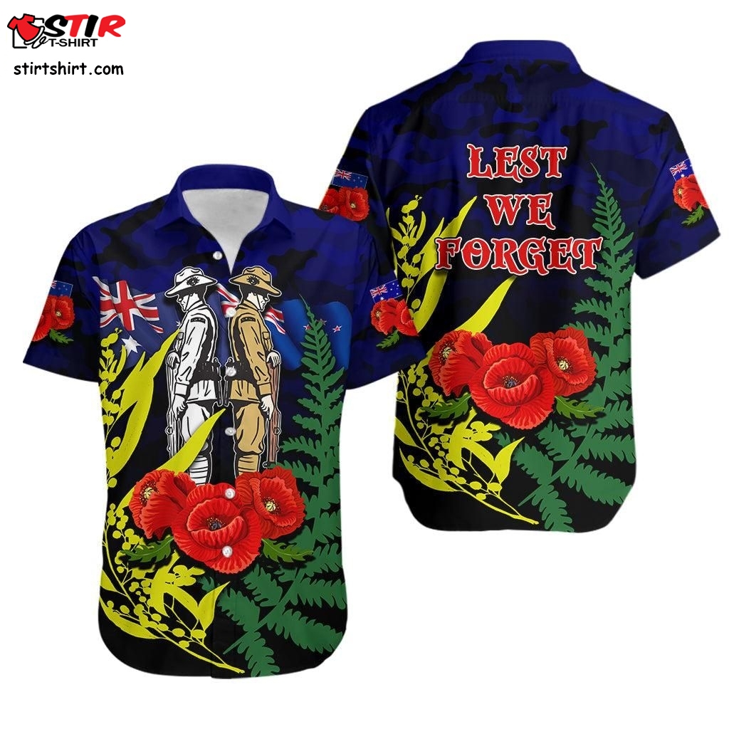 Hawaiian Shirt Army Patterns Lt6  Hollister 