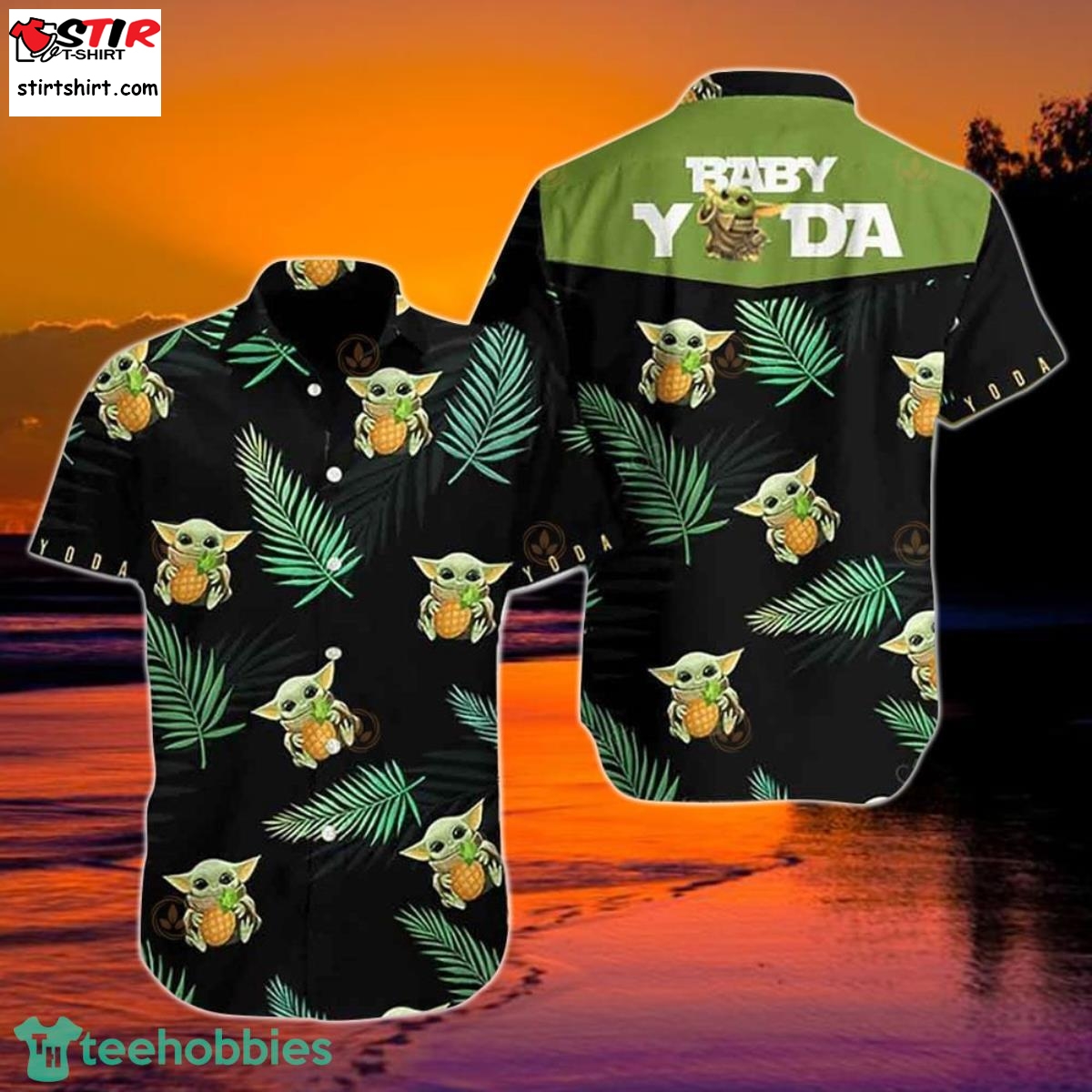 Hawaiian Shirt Baby Yoda Star Wars Tropical Shirt