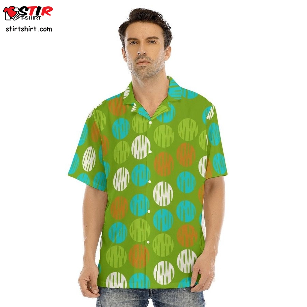 Hawaiian Shirt, Men's Short Sleeve Shirt Men's Print Shirt, Mod Print Shirt, Retro Button Shirt, Casual Print Shirt 2   Outfit Men's