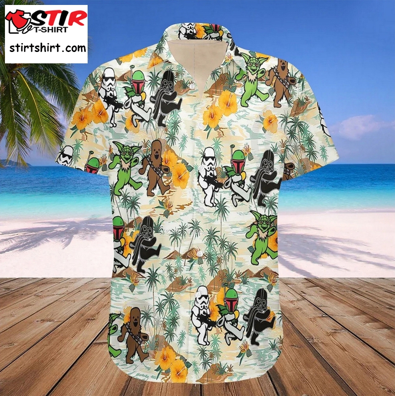 Hawaiian Shirt, Star War Hawaiian Shirt, Star War Super Soft Rayon Pineapples Aloha Shirt  Star Wars s
