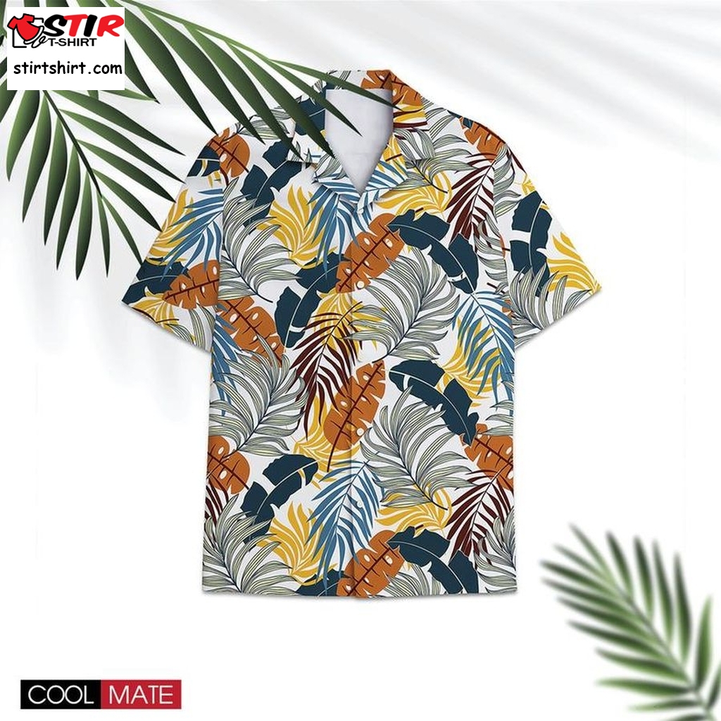 Hawaiian Shirt Tropical All Over Print Coconut Leaves Unisex Aloha Shirts  Hawaiian Print Dog Shirt