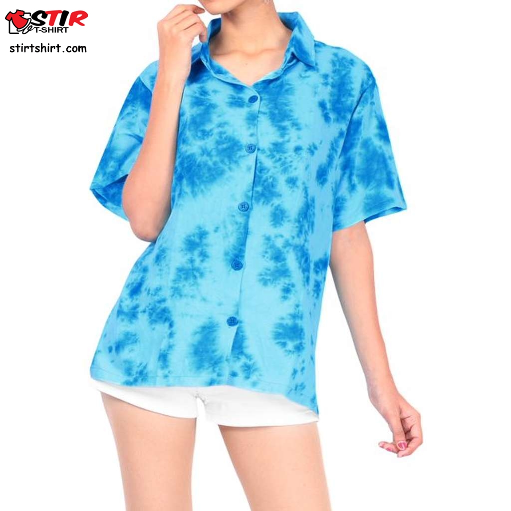 Hawaiian Shirt Woment Relaxed Fit Tropical Beach Shirt  Hawaiian Print Shirt Womens