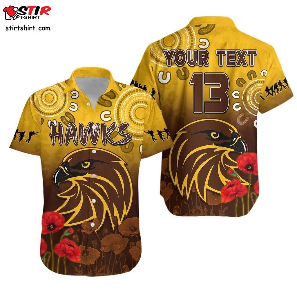 Hawks  2023 Hawaiian Shirt Hawthorn Football Aboriginal Poppy Lt13_0  Tacky Tourist Without 