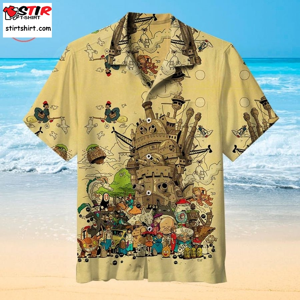 Hayao Miyazaki Comics Hawaiian Shirt  Dc Comics 