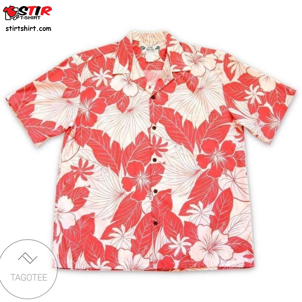 Heaven Coral Hawaiian Shirt  Chick Fil A 