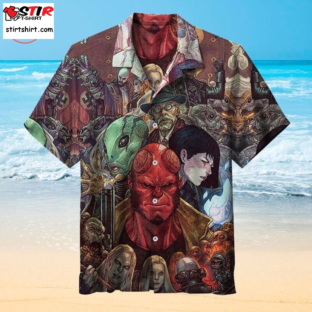 Hellboy 2004 Hawaiian Shirt  Oversized 