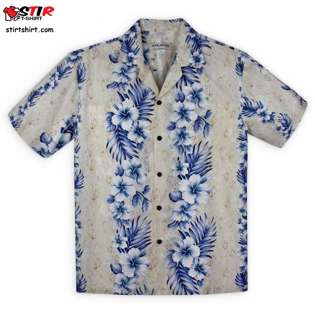 Hibiscus Cream Hawaiian Shirt And Shorts  Magikarp 
