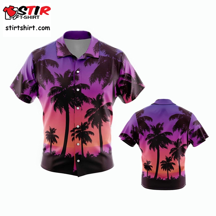 High Quality Custom Sublimation Short Sleeve Floral Hawaiian Shirt  Hawaiian T Shirt Design