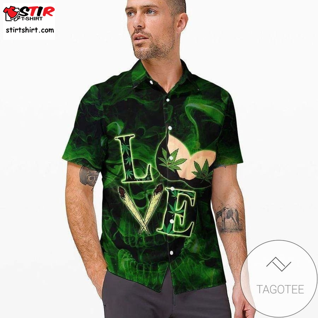 High Quality Hawaiian Aloha Shirts Weed Simple Man  Burt Reynolds 
