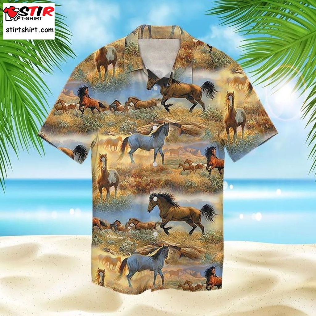 Horse Hawaiian Shirtladies Hawaiian Shirtsgift Shirts  Ladies 