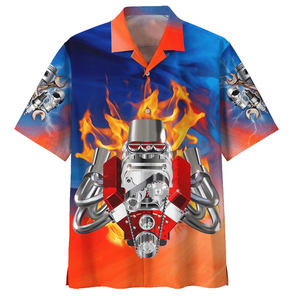 Hot Rod Blue Amazing Design Unisex Hawaiian Shirt For Men And Women  Transformers 