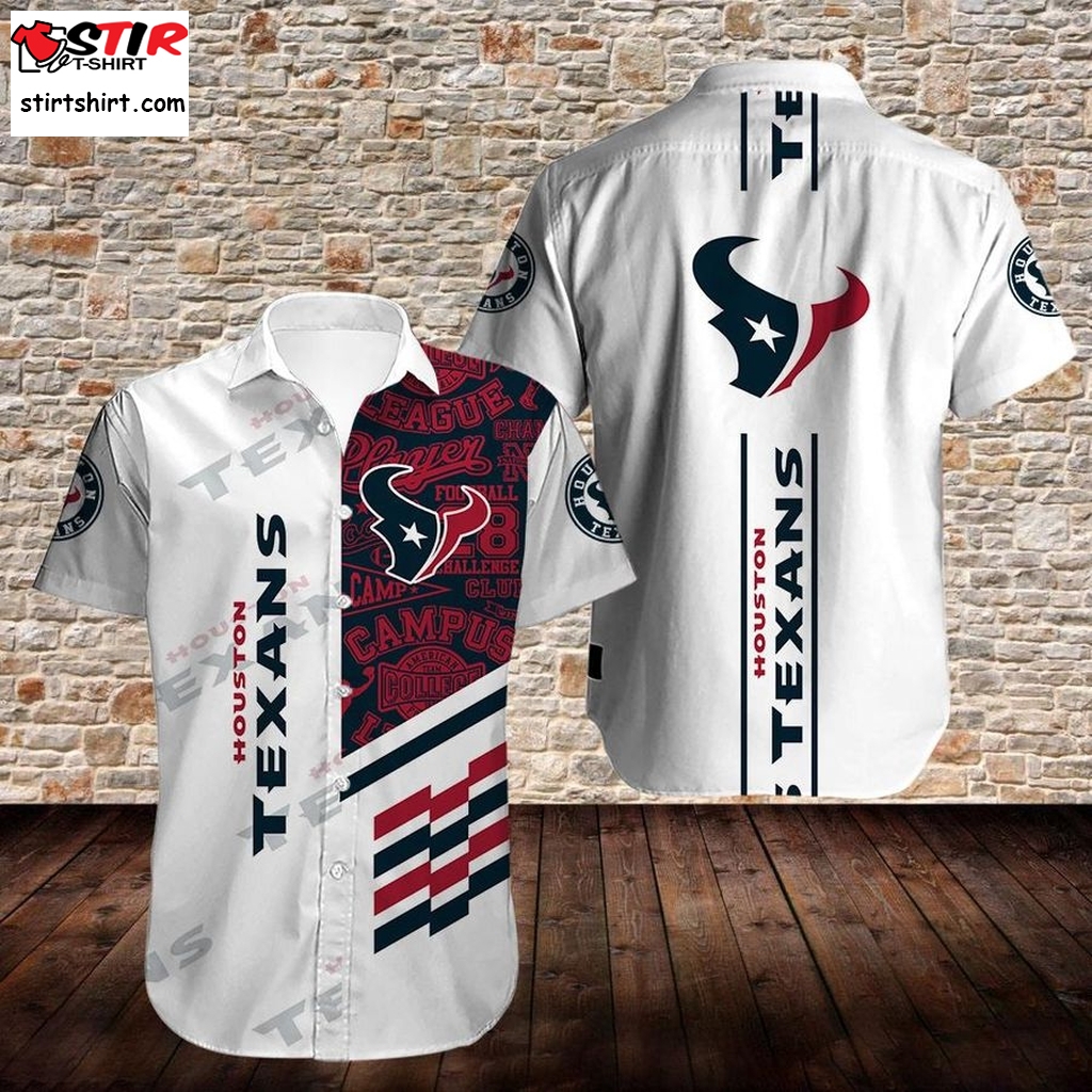 Houston Texans  Hawaiian Shirt Model 2
