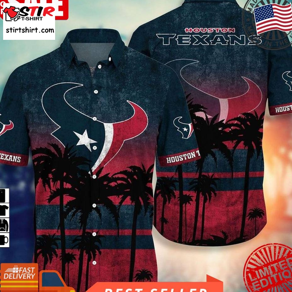 Houston Texans Nfl Hawaii Shirt Short Style Hot Trending Summer Hawaiian Nfl V3  Houston Texans 