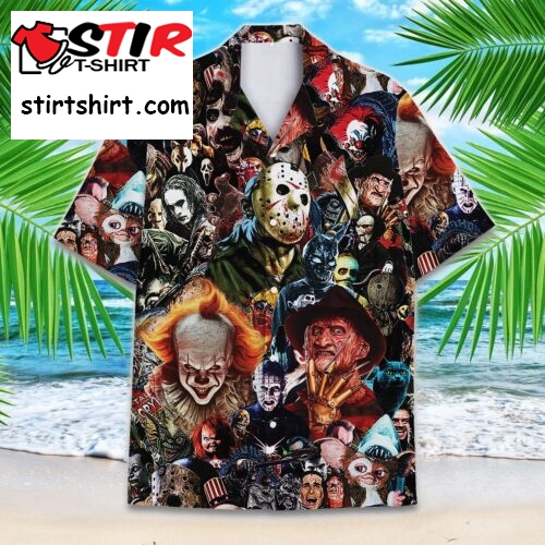 I Love Horror Unisex Hawaiian Shirt