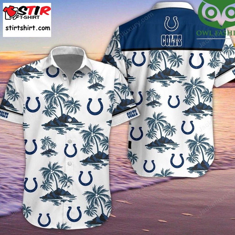 Indianapolis Colts Hawaiian Shirt Button Up Shirt  Indianapolis Colts 