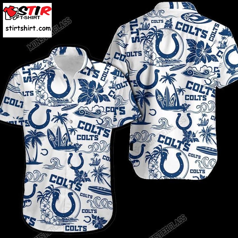 Indianapolis Colts Island Hawaiian Shirt Short  Indianapolis Colts 