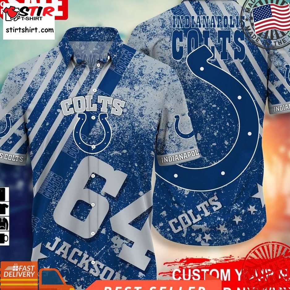 Indianapolis Colts Nfl Personalized Hawaiian Shirt    Indianapolis Colts 