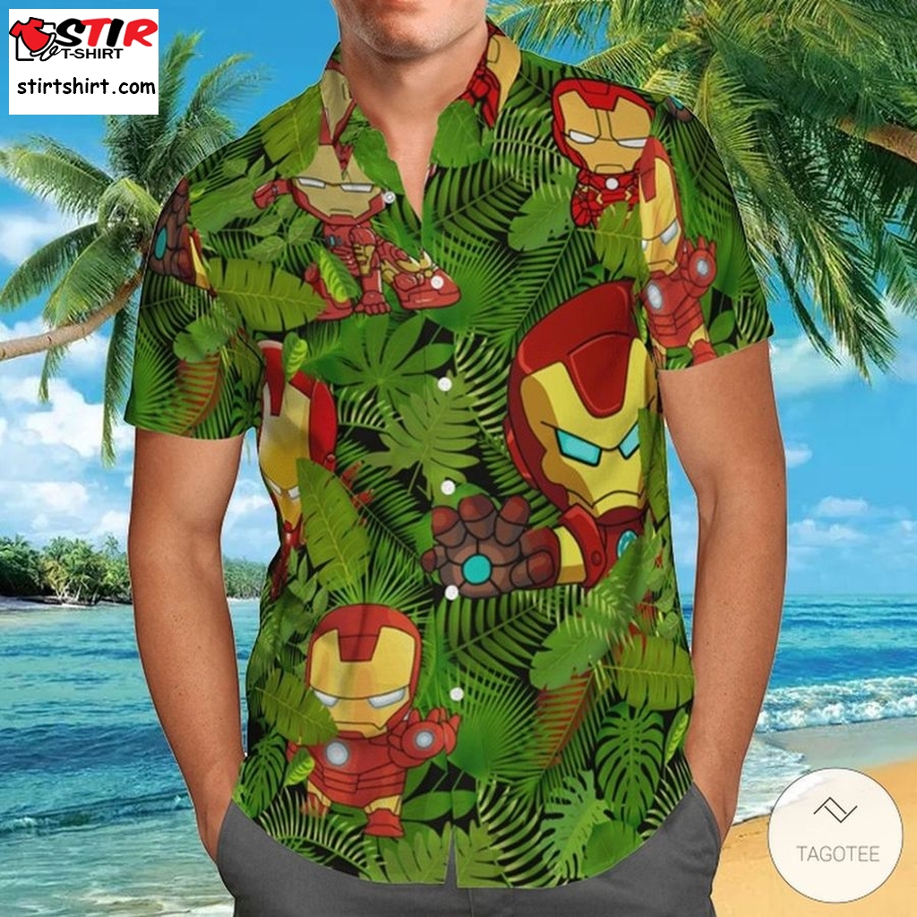 Iron Man Hawaiian Shirt  Iron Man 