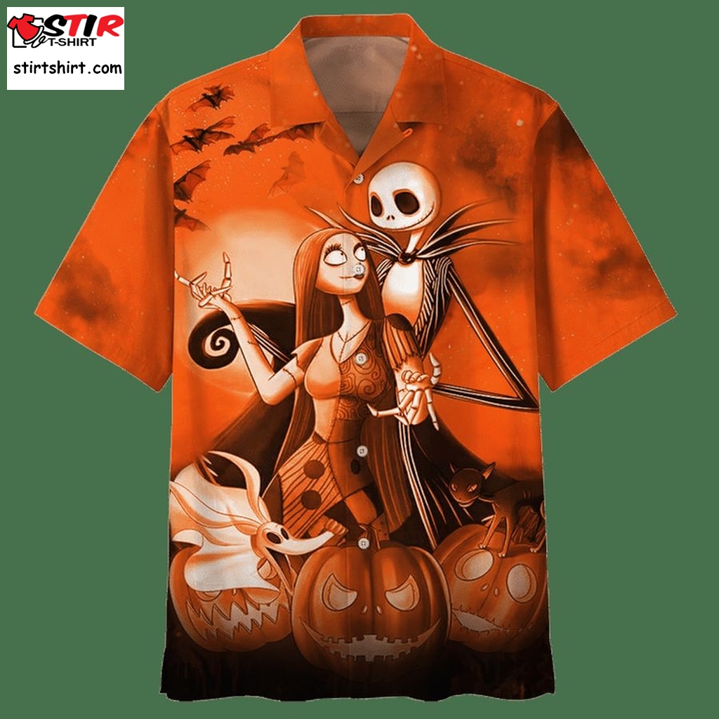 Jack Skelington And Sally Halloween Night Shirt, Hoodie