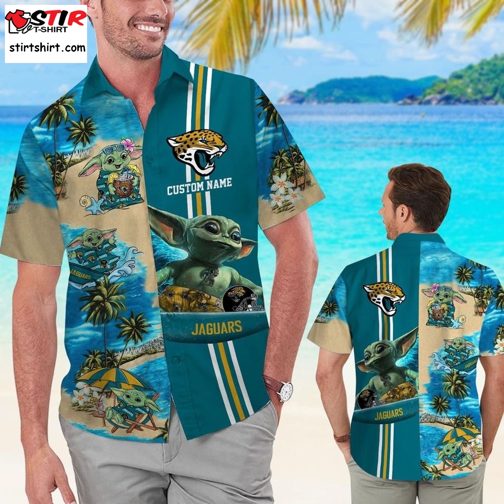 Jacksonville Jaguars NFL Hawaiian Shirt Sun Rays Aloha Shirt