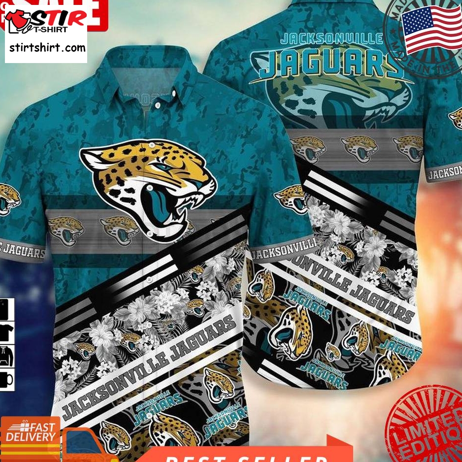 Jacksonville Jaguars Nfl Hawaii Shirt Short Style Hot Trending Summer Hawaiian Nfl V2  Jacksonville Jaguars 