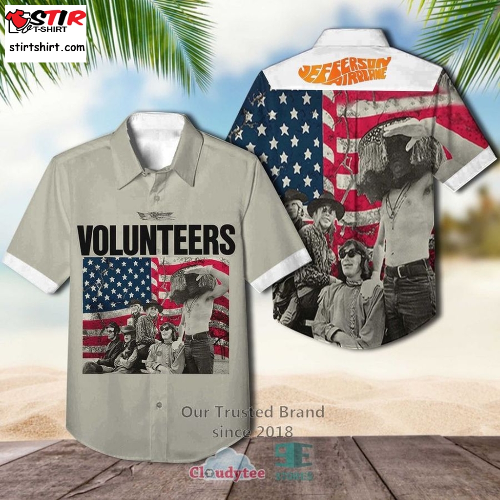 Jefferson Airplane Volunteers 1969 Album Hawaiian Shirt  