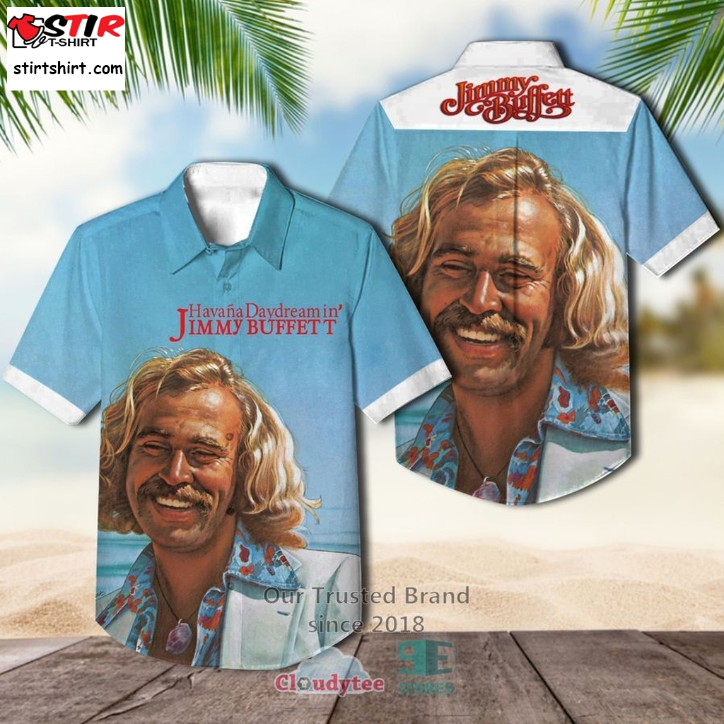 Jimmy Buffett Havana Daydreamin' Album Hawaiian Shirt    Jimmy Buffett 