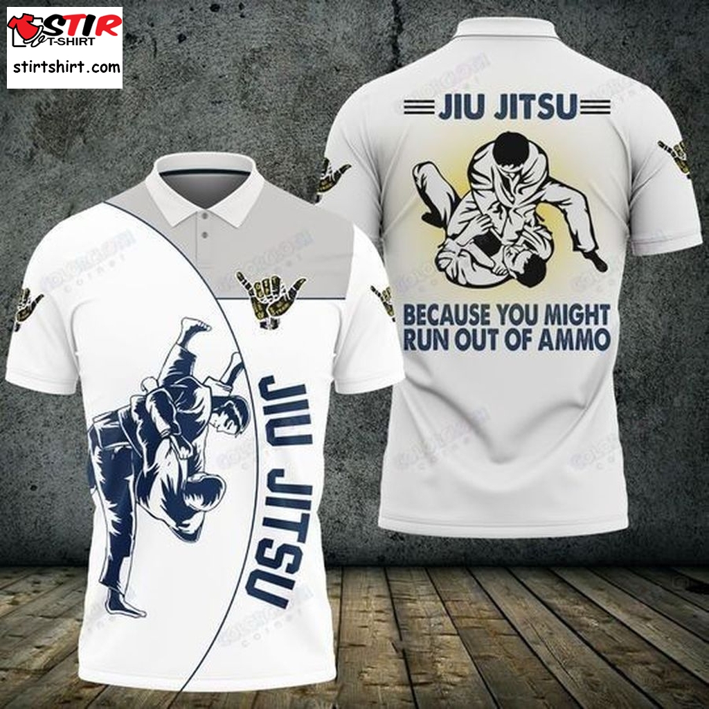 Jiu Jitsu Because You Might Run Out Of Ammo Polo Shirt Ty315005 Hawaiian Shirt  Paisley 