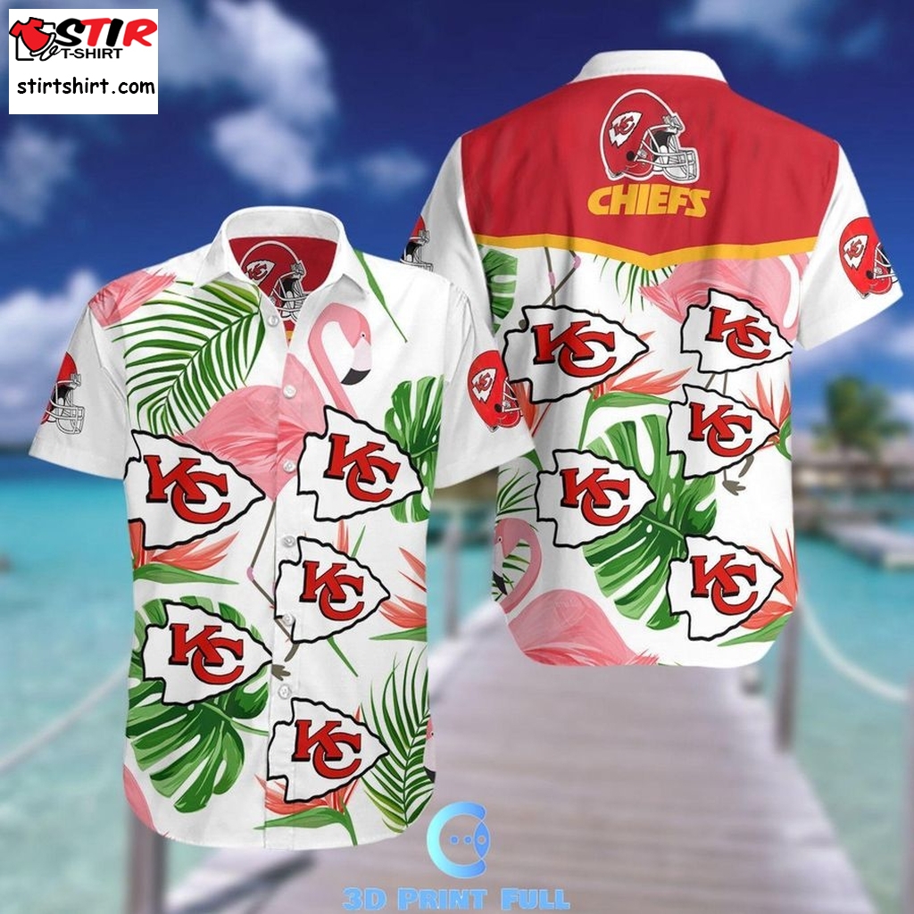 Kansas City Chiefs Hawaiian Beach Shirt