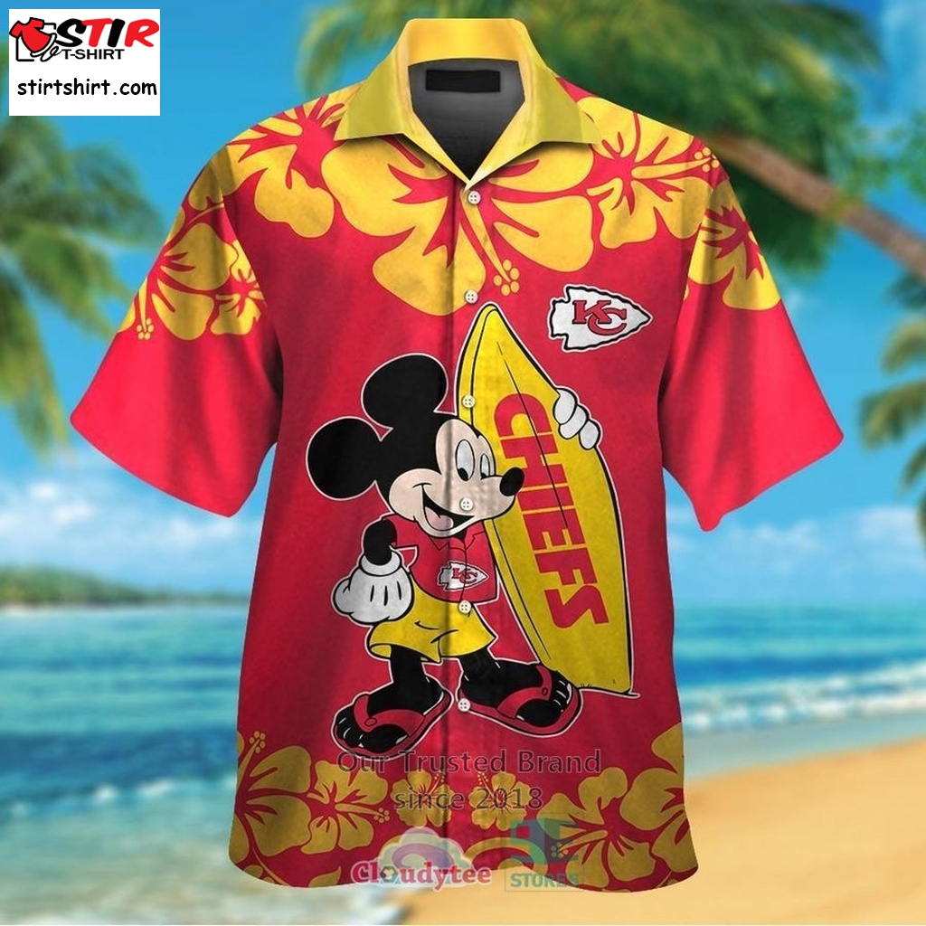 Chiefs Hawaiian Shirt Green Tropical Leaves Kansas City Gift - Personalized  Gifts: Family, Sports, Occasions, Trending