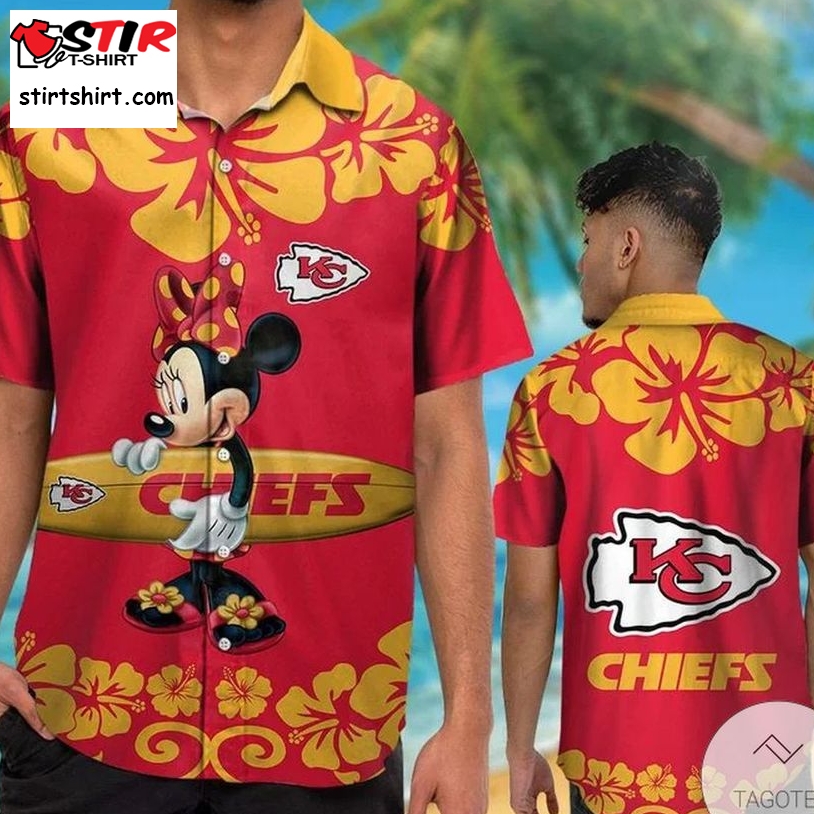 Kansas City Chiefs  Minnie Mouse Hawaiian Shirt  Kansas City Chiefs 