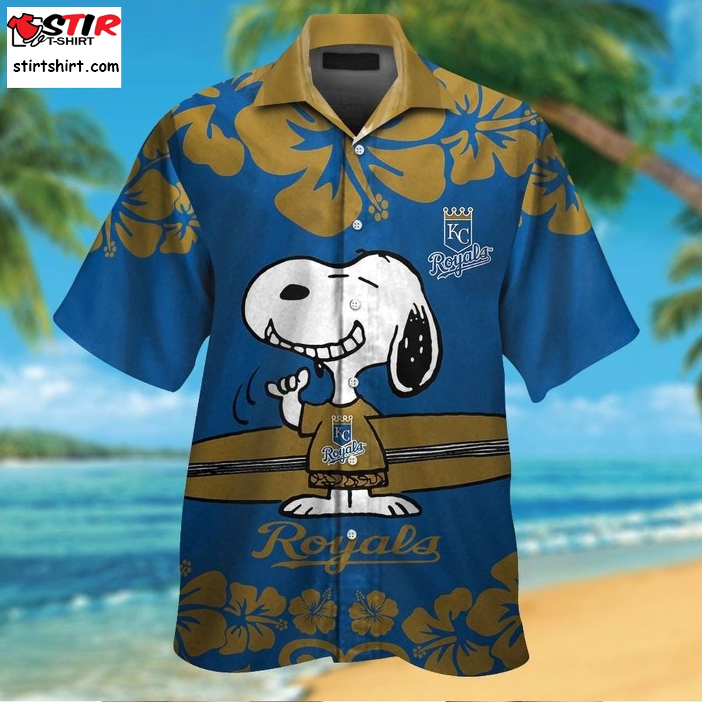 MLB Kansas City Royals And Snoopy Shirt - High-Quality Printed Brand