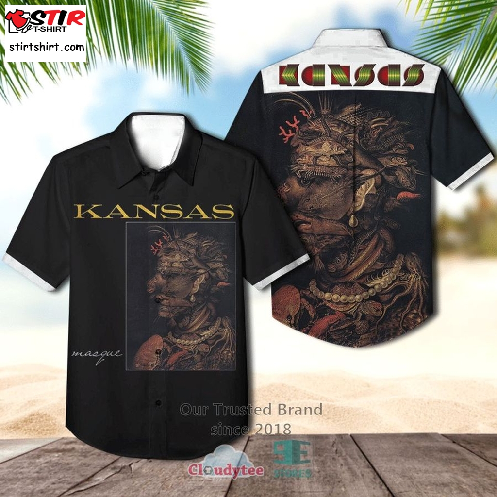 Kansas Masque 1975 Album Hawaiian Shirt    Disney Moana 