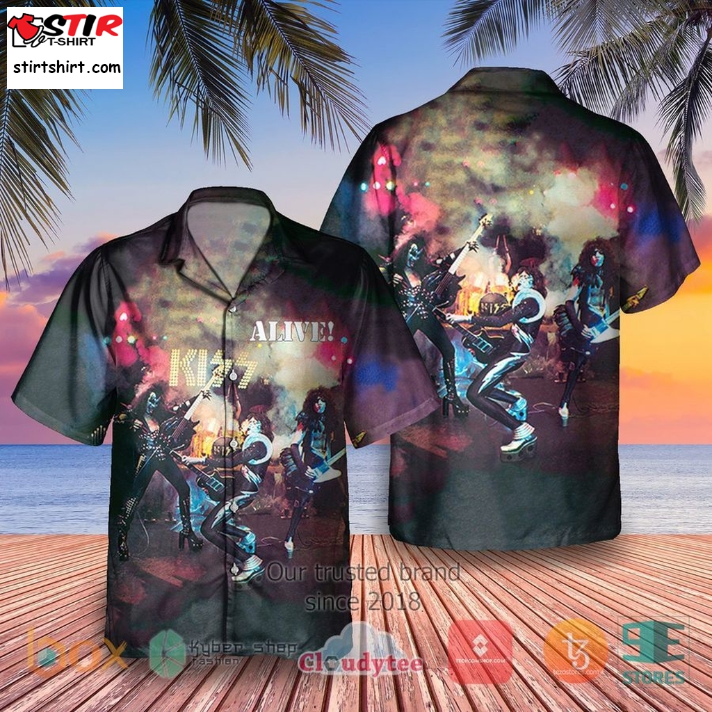 Kiss Alive Album Hawaiian Shirt     Shop
