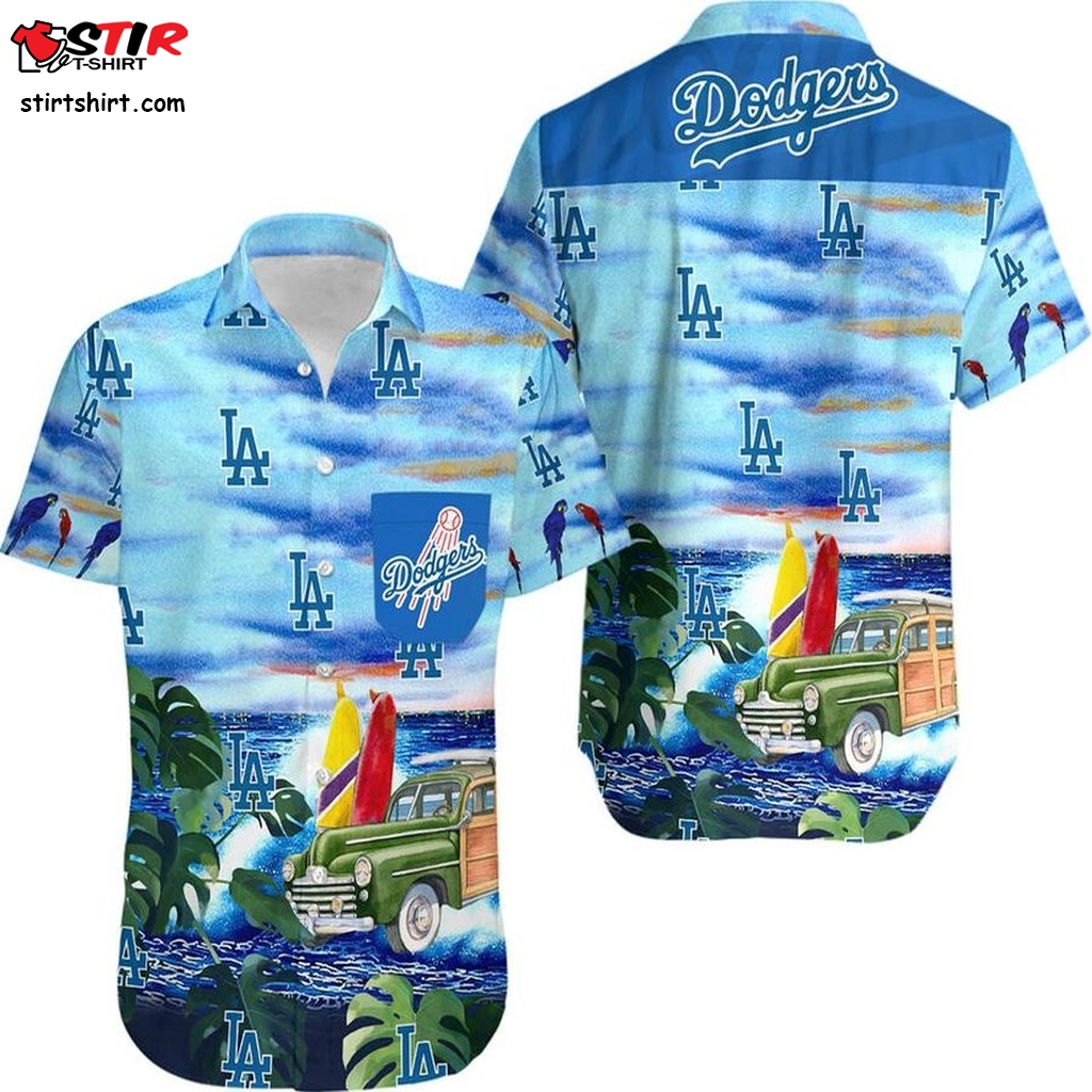 La Dodgers Hawaii Hawaiian Shirt Fashion Tourism For Men Shirt   Brands