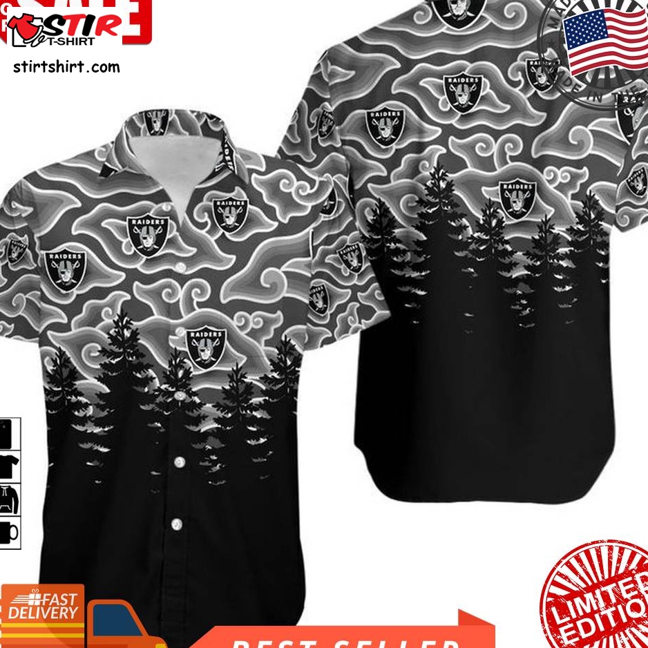 Las Vegas Raiders Ninja Cloud Nfl Gift For Fan Hawaii Shirt And Shorts Summer Collection 5 H97  Las Vegas Raiders 