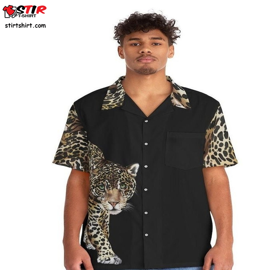 Le Pleasur Safari Collection   The Jaguar Design Shirt 1  Ace Ventura Shirt Hawaiian