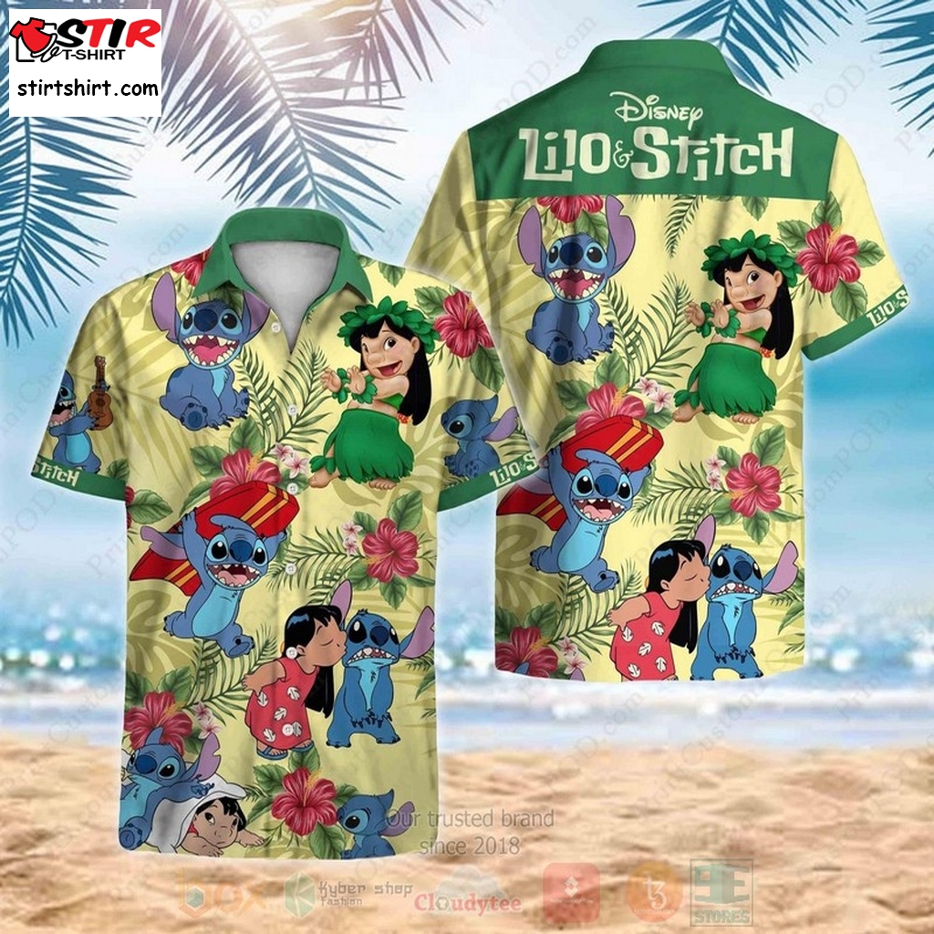 Lilo  Stitch Summer Stitch Hawaii Style Gifts Hawaiian Shirt    Stitch With 