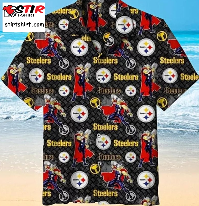 Logo Pittsburgh Steelers Hawaiian Shirt
