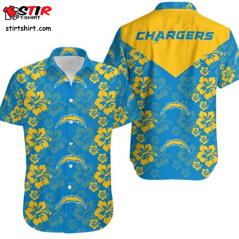 Los Angeles Chargers Flowers Hawaii Shirt And Shorts Summer Collection H97  Los Angeles Chargers 