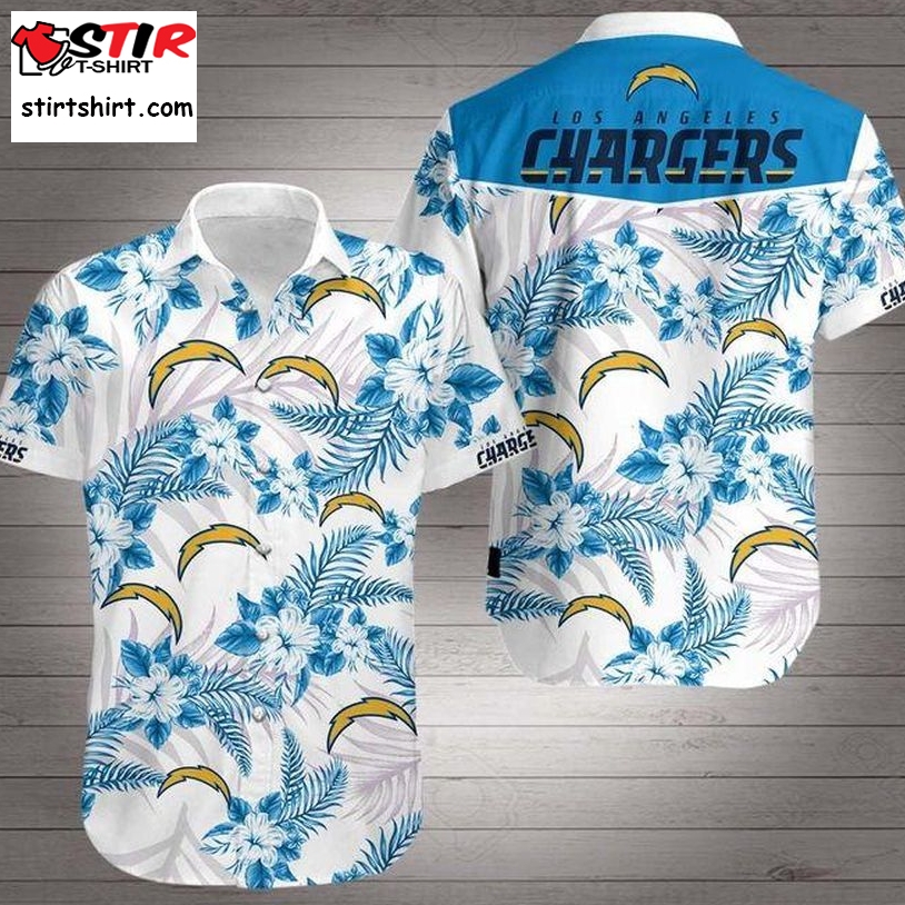Personalized Los Angeles Chargers Louis Vuitton Pattern Hawaiian